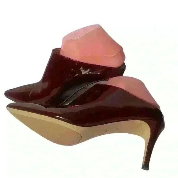 Halogen Atlantic-Pacific Black Andi Stiletto Pointy Toe Mule Shoes 8 M - Picture 10 of 11